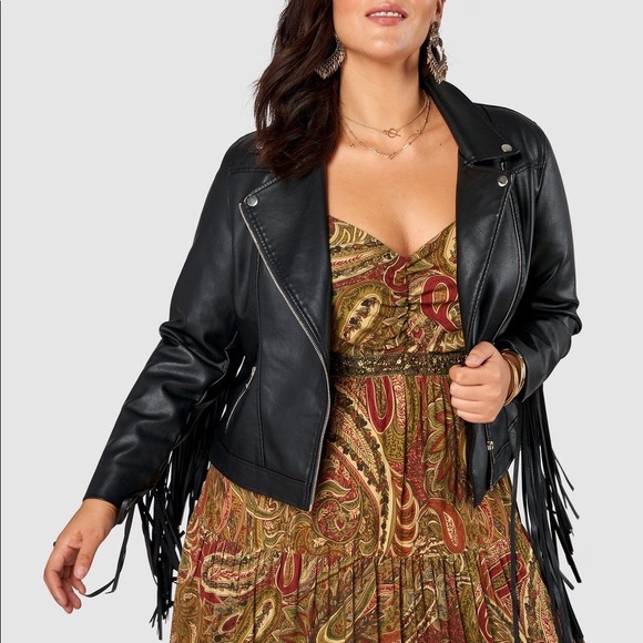 ✨HOST PICK✨ Boho Fringe Leather Jacket - Picture 2 of 8